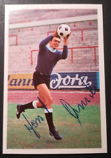 Horst Kirsch, Borussia Neunkirchen: Original-Autogramm auf Sammelkarte 1967/68