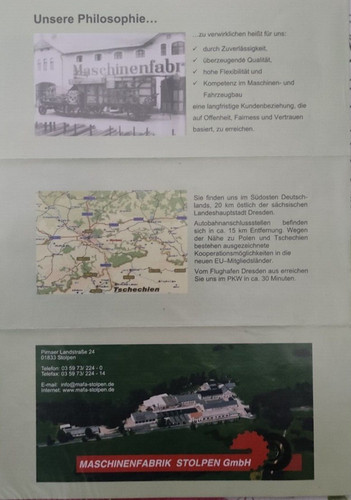 Prospekt maschinenfabrik - prospekt,
