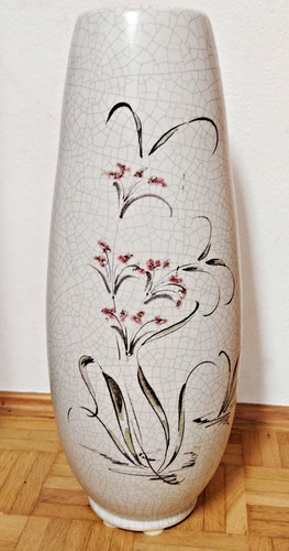 Xxl silberdistel bodenvase - silberdistel,