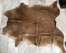 RINDERFELL Kuhfell braun (als Teppich od. zur Verarbeitung) LUXOR living, Gr. XL
