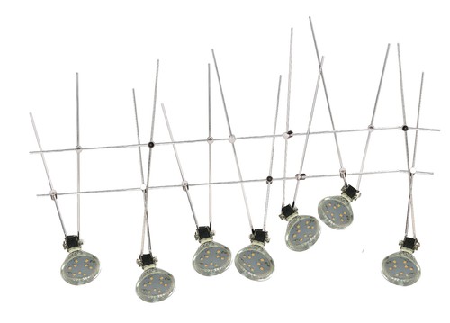 Led seilsystem mit 7 - seilsystem,