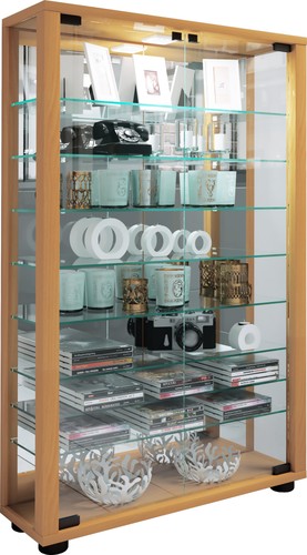 Glas stand vitrine - glas,