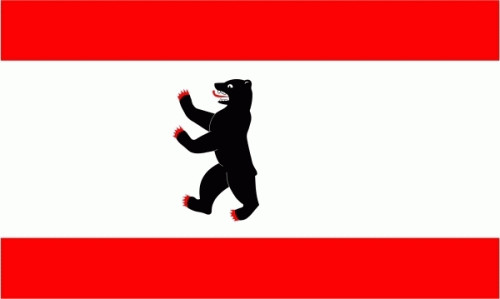 Berlin flagge fahne 60x90 - fahne,