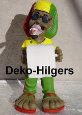 Rasta Man Toilettenpapierhalter Black Boy Joint Afrika Hanf Reggae Rum Figur 