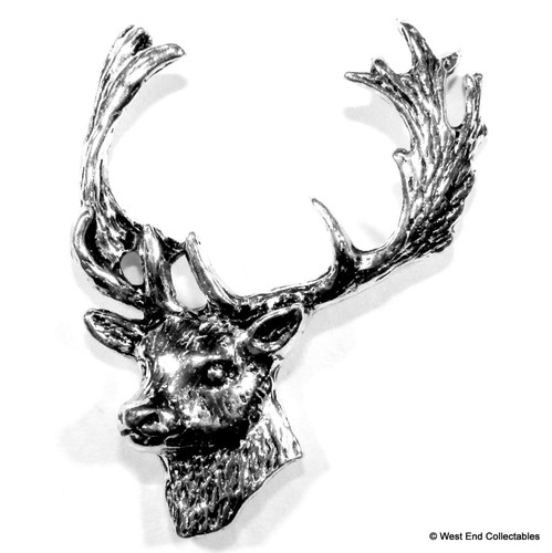 Damhirsch zinn anstecknadel - damhirsch,