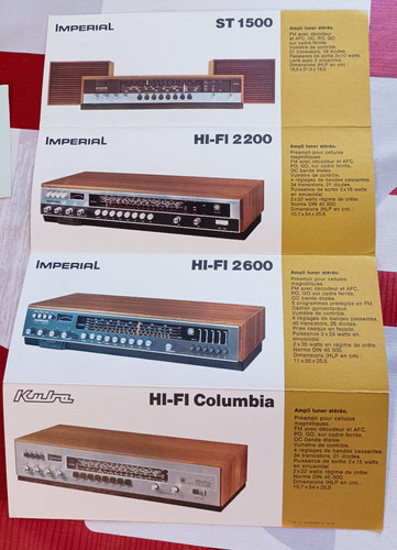 Werbeprospekt imperial radio - werbeprospekt,