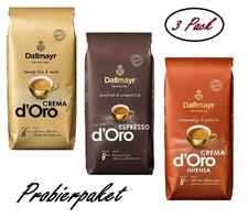 Dallmayr d'Oro Probierpaket - Crema, Espresso, Crema Intens - Bohnenkaffee - 3kg