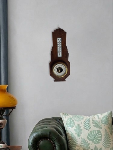 Antikes wandbarometer mit - antikes,