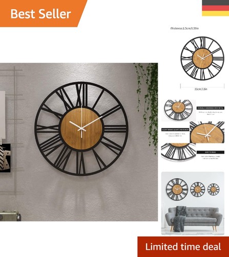 Vintage runde wanduhr - vintage,