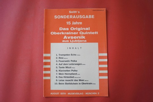 Oberkrainer quintett avsenik - oberkrainer,