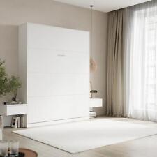 SMARTBett Set 160-Schrankbett Vertikal Hochkant CLASSIC mit 2 Nachtkonsolen