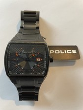 Police Herren Armbanduhr schwarz  NEU