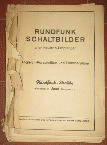 Rundfunk schaltbilder abgleich - rundfunk,