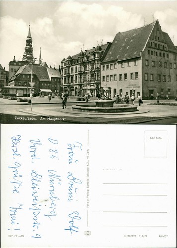 Ansichtskarte zwickau - ansichtskarte,