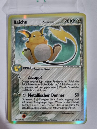 Raichu 110 pokemon holon - raichu,