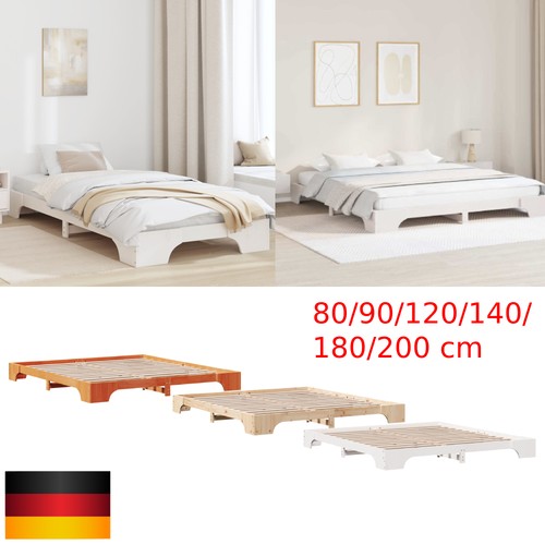 Holzbett bettgestell aus holz - holzbett,