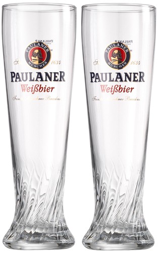 Weizenbierglas paulaner 5 - weizenbierglas, paulaner,