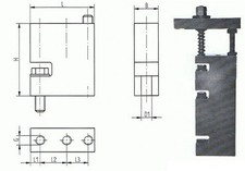 Spannblock M16 Aufspannplatte Aufspannelement Werkstück-Spannmittel