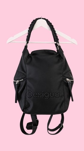 Desigual bag backpack - desigual, black
