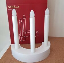 1 IKEA STRALA Kerzenbogen LED Weiß Holz NEU / OVP