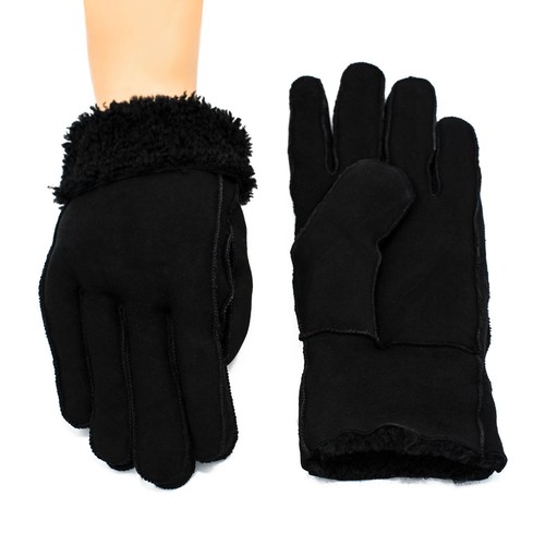 Echt lammfell fingerhandschuhe - lammfell,