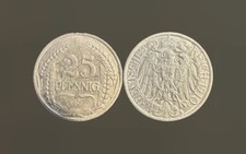 25 Pfennig Nickel Münze