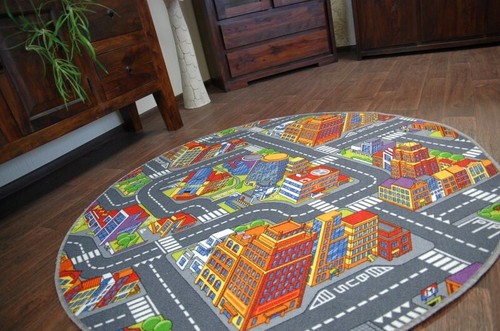 Kinderteppich big city kreis - big,