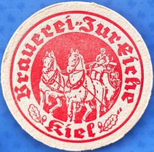 Alter Bierdeckel Brauerei "Zur