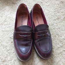 Damen Slipper Schuhe Bordeaux