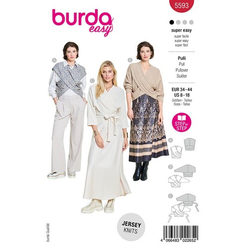 Pullover jacke burda - jacke,, 5593