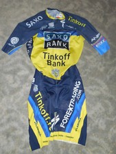 Sportful Team Saxo Tinkoff Zeitfahranzug / Skinsuit Gr. M