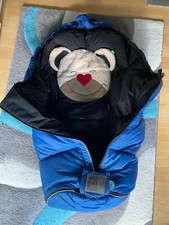 Mucki Fußsack Blau, 90cm, by