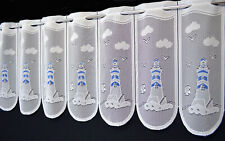  Leuchtturm Scheibengardine