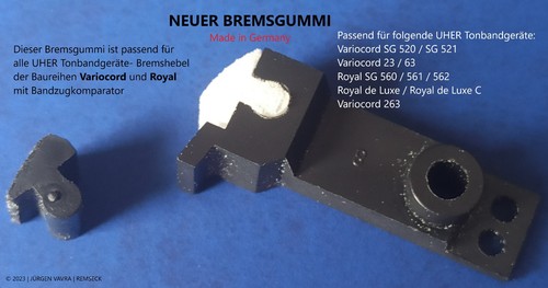 Bremsenprofil gummis für uher - bremsenprofil-gummis,
