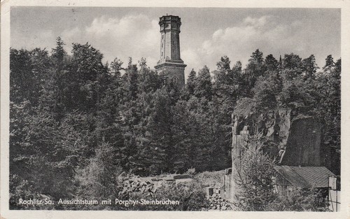 Postkarte rochlitz - sa., /