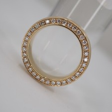 EXKLUSIVER MEMOIRE BRILLANTRING IN 750/-GOLD insg.0,49ct BRILLANTEN H/SI RW:52