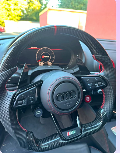 Carbon fiber sport lenkrad - carbon, r8