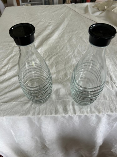Glasflaschen glaskaraffen - 2x,