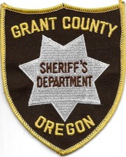 Police patch oregon grant - police,