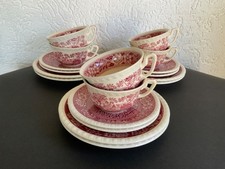 Villeroy & Boch Rusticana rot Kaffeeservice 6x Kaffeetasse Teller Guter Zustand