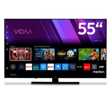 MEDION X8552504 55"QLED UHD Smart TV HDR Dolby Vision MEMC HD Triple Tuner