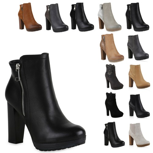 Damen ankle boots plateau - damen,