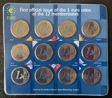 1 Euro - Ausgabemünzen der 12