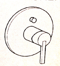 FOR­MAT Sinus 35- Einhand Fertig Set Wanne- Brau­se-EHM FO313280