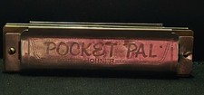 Vintage Hohner - Pocket Pal - 10 cm/25 mm - 10 Loch Mundharmonika 