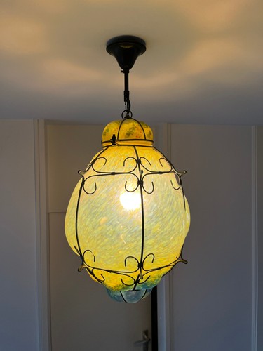 Bunte murano glas hängelampe - murano,
