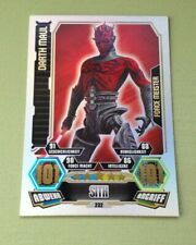 Force Meister 232  Darth Maul    Serie 3   STAR WARS Karten FORCE ATTAX 