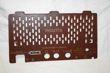 Rückwand, Backplate, Backwall - Röhrenradio klein, small                       ~