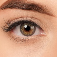 Kontaktlinsen farbig grau ohne