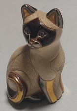 Siamesische Katze Keramikskulptur De Rosa Rinconada 